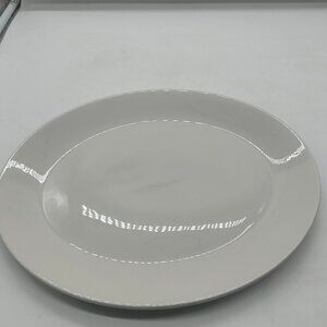 EUC Steelite Simplicity White Oval Serving Platter 13"
